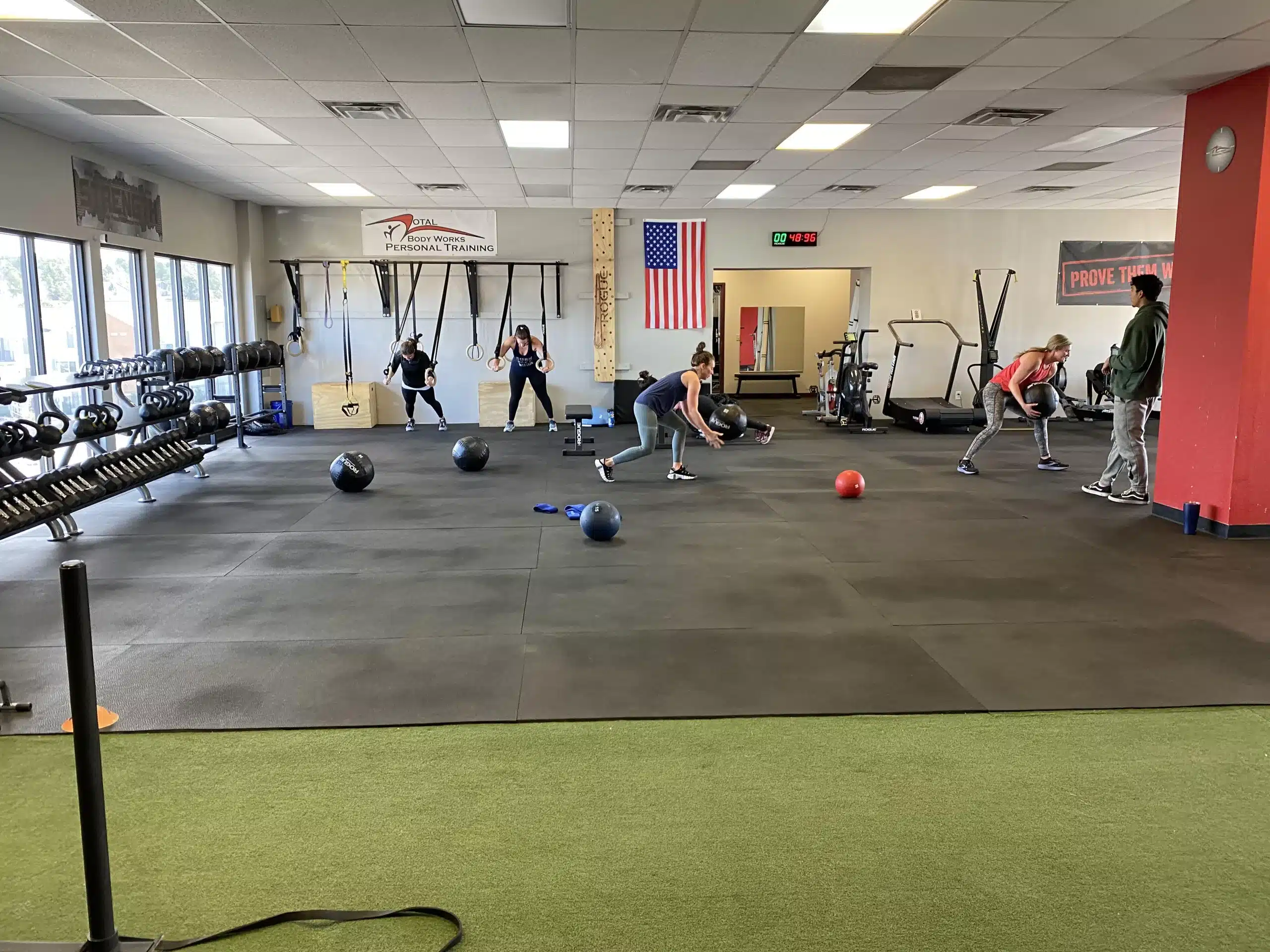 Small group fitness classes
